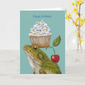 デザートデリバリー誕生日カード カード (黄色い花)