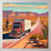 デザートトラック – パインターリービークル ポスター (正面)