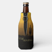 デザートドリームゴールデンサンセットサボスフェニックスアリゾナ ボトルクーラー (ボトル裏面)