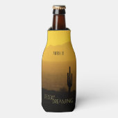 デザートドリームゴールデンサンセットサボスフェニックスアリゾナ ボトルクーラー (ボトル正面)