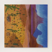 デザートドリームズカラーペンシルスケッチ ジグソーパズル (横)