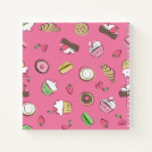 デザートドードルズピンクグッ焼いたズレシピ |名前 ノートブック (裏面)