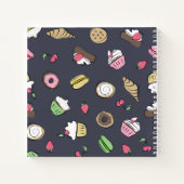 デザートドードル |商品焼いたレシピ |名前 ノートブック (裏面)