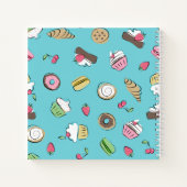 デザートドードル |商品焼いたレシピ |名前 ノートブック (裏面)