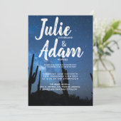 デザートナイトスカイ結婚式招待状 招待状 (スタンド正面)