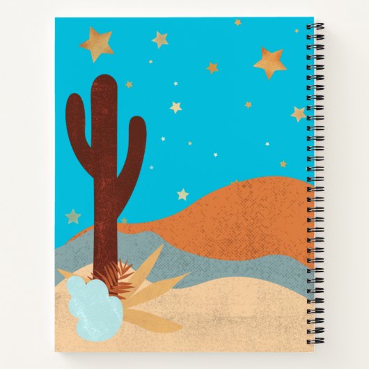 デザートナイト祈りの言葉ジャーナル ノートブック (裏面)