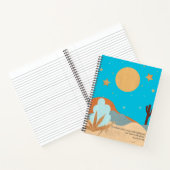 デザートナイト祈りの言葉ジャーナル ノートブック (内部)