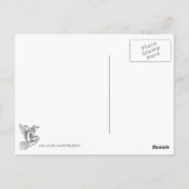 デザートバルピ飛んでいるックス ポストカード (裏面)