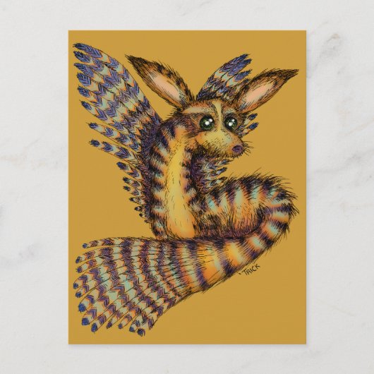 デザートバルピ飛んでいるックス ポストカード (正面)