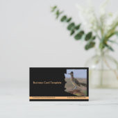 デザートバードロードランナーアリゾナ州の地図 名刺 (スタンド正面)