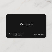 デザートバードロードランナーアリゾナ州の地図 名刺 (裏面)