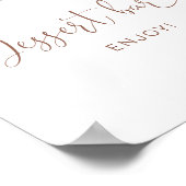 デザートバー ラブ イズ ブリューイング  ブライズシャワー ポスター (角)