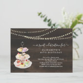 デザートパーティー-誕生日、退職、グランドオープン 招待状 (スタンド正面)