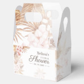 デザートパームスパンパスグラスボホーブライダルシャワー フェイバーボックス (オープン)