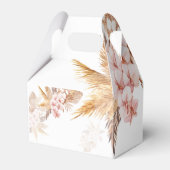 デザートパームスパンパスグラスボーホーブライダルシャワー フェイバーボックス (裏面サイド)