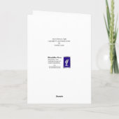 デザートパームズアットナイトグリーティングカード カード (裏面)