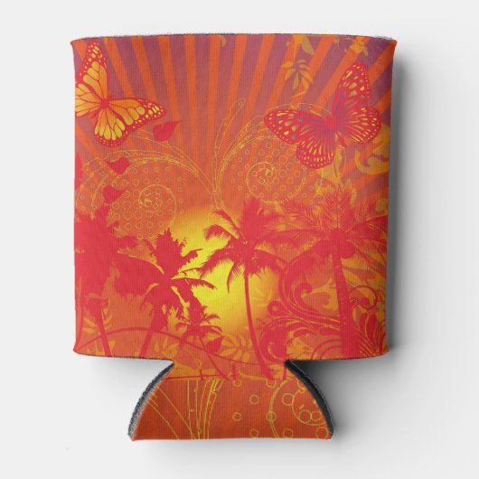 デザートパームズデザイン 缶クーラー (正面)