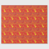 デザートパームツリーズサンセット ラッピングペーパー (フラット)