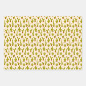 デザートパーム植物学、カッティとテラッツォ – クリーム ラッピングペーパーシート (正面3)