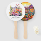 デザートヒューズ結婚フローラ ハンドファン (正面&裏面)