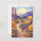 デザートヒューズ結婚フローラ 出欠カード (裏面)