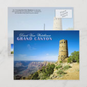 デザートビューウォッチタワーグランドキャニオンAZ ポストカード (正面/裏面)