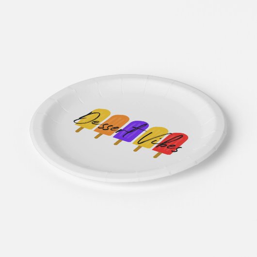 デザートビーブデザートプレートとボウル,使い捨て ペーパープレート (アングル)