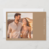 デザートビ結婚ーブの写真テンプレート堀瀬ID1019 セーブザデート (裏面)