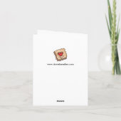 デザートファーストノテカード カード (裏面)