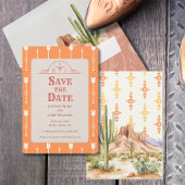 デザートフラワーズ ウエスタン ウェディング インビテーション