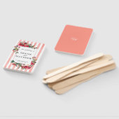 デザートフラワー結婚式招待状 ハンドファン (組立なし)