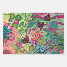 デザートフラワー ラッピングペーパーシート