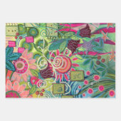 デザートフラワー ラッピングペーパーシート (正面)