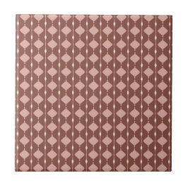 デザートブラッシュアフリカンテラコッタ幾何学模様 タイル