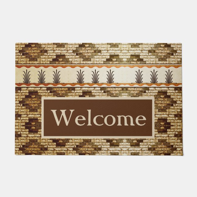 デザートブリックへようこそ ドアマット (正面)