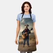 デザートブルース：メルカットのデニム・ギタージャム。 エプロン (着用した状態)