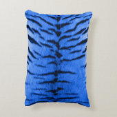 デザートブルータイガースキンプリント アクセントクッション (裏面(縦))