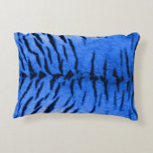 デザートブルータイガースキンプリント アクセントクッション (裏面)