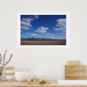 デザートブルー ポスター (キッチン)