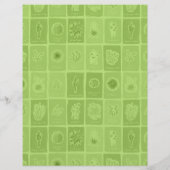 デザートプラントスクラップブック紙 (裏面)