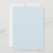 デザートベビーシャワーボーイ招待状 招待状 (裏面)