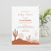 デザートベビーシャワー招待状 招待状 (スタンド正面)