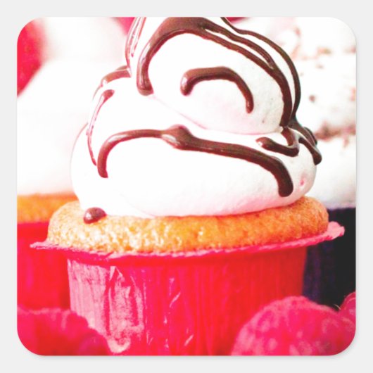 デザートベーカリーカップケーキ スクエアシール (正面)