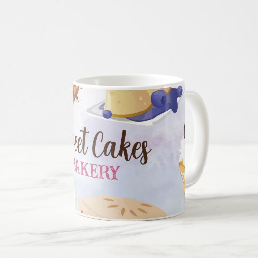 デザートベーカリーケーキとクッキーマグ コーヒーマグカップ (正面右)