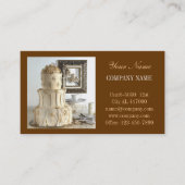 デザートベーカリーケーキ結婚デコレーター 名刺 (正面)