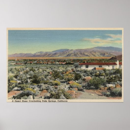 デザートホームオーバービューザシティー ポスター (正面)