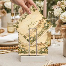 デザートボタニカルベイビーシャワー スタンダードカクテルナプキン