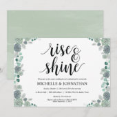 デザートボタニカル ウェディング ブランシュ 招待状カード 招待状 (正面/裏面)