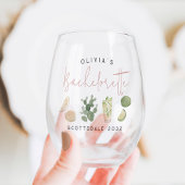 デザートボホカスタムバチェロレッテパーティー ステムなしワイングラス