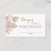 デザートボホーおむつラッフルエンクロージャカード エンクロージャーカード (正面)